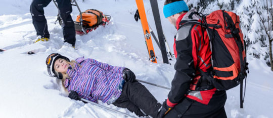 Se protéger contre les accidents de ski