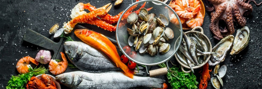 poissons et fruits de mer