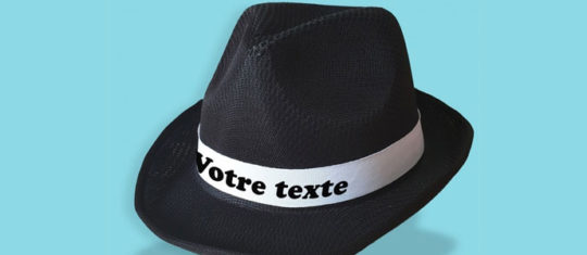 chapeau personnalisé