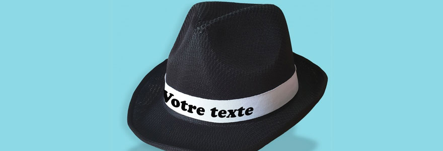 chapeau personnalisé